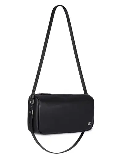 Courrèges Women's Leather Camera Bag - Black | Thumbnail 2 Courrèges Women's Leather Camera Bag - Black | Thumbnail 2
