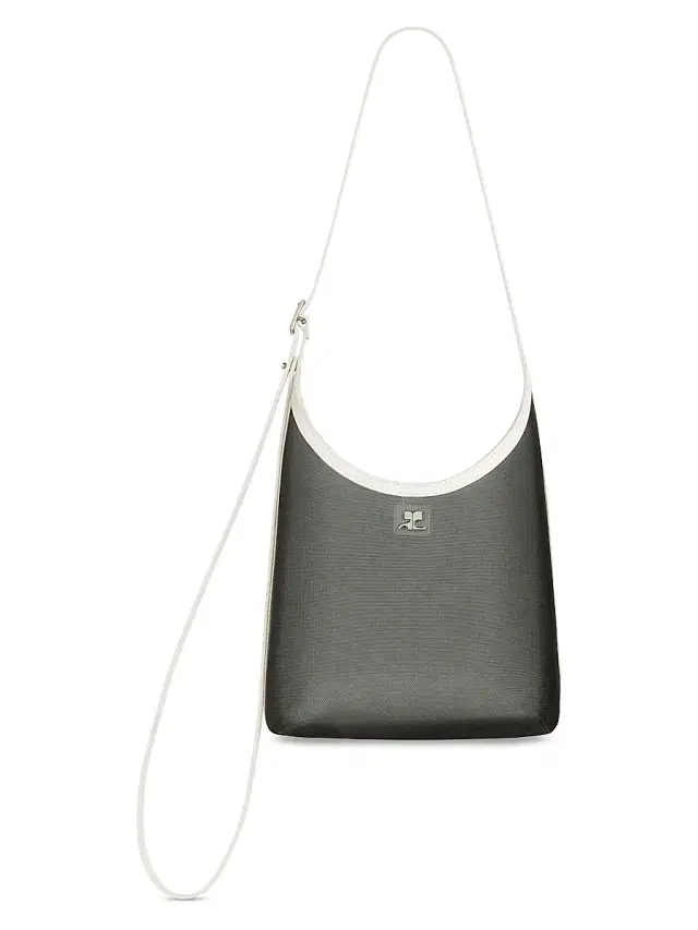 Women's Melt  Mesh Tote Bag - Black Heritage White
