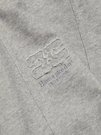 Ganni Women's Isoli Cotton Sweatpants - Paloma - Size XL | Thumbnail 7