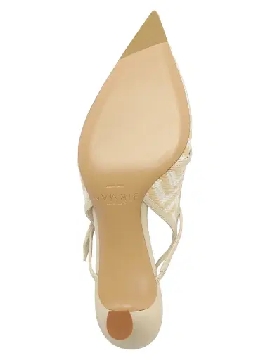 Alexandre Birman Women's Tita 60MM Raffia-Leather Slingback Pumps | Thumbnail 8