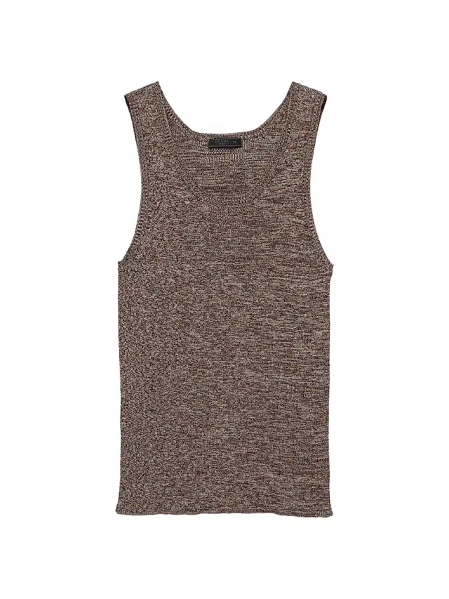 Men's Cotton Knit Tank Top - Multicolored