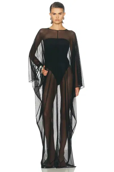 Norma Kamali Caftan Dress | Thumbnail 1 Norma Kamali Caftan Dress | Thumbnail 1