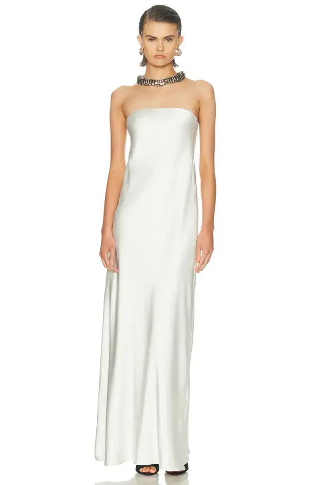 Norma Kamali Bias Strapless Gown