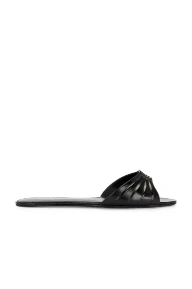 Saint Laurent Babylone Slide Sandal | Thumbnail 1 Saint Laurent Babylone Slide Sandal | Thumbnail 1
