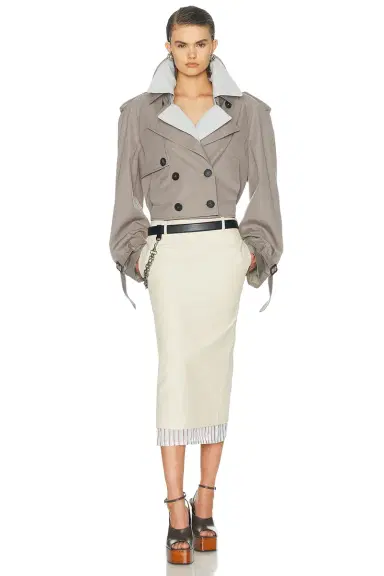 The Attico Low Rise Midi Skirt | Thumbnail 5 The Attico Low Rise Midi Skirt | Thumbnail 5