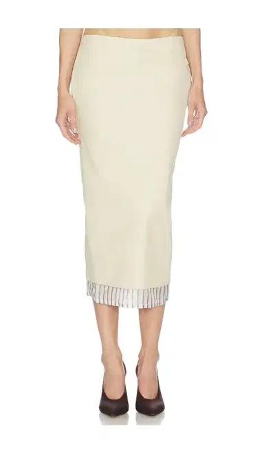 The Attico Low Rise Midi Skirt | Thumbnail 8 The Attico Low Rise Midi Skirt | Thumbnail 8