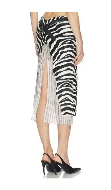 The Attico Low Rise Midi Skirt | Thumbnail 8 The Attico Low Rise Midi Skirt | Thumbnail 8