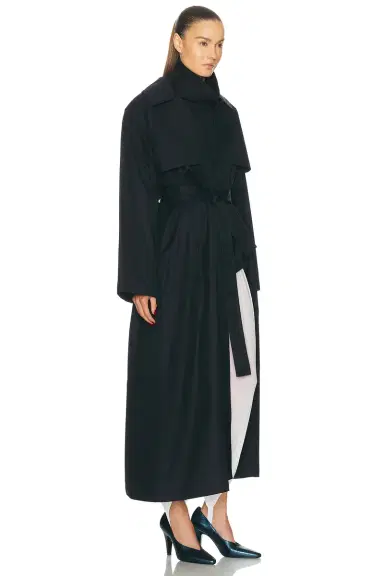 Alaïa Cut Out Trench Coat | Thumbnail 3 Alaïa Cut Out Trench Coat | Thumbnail 3