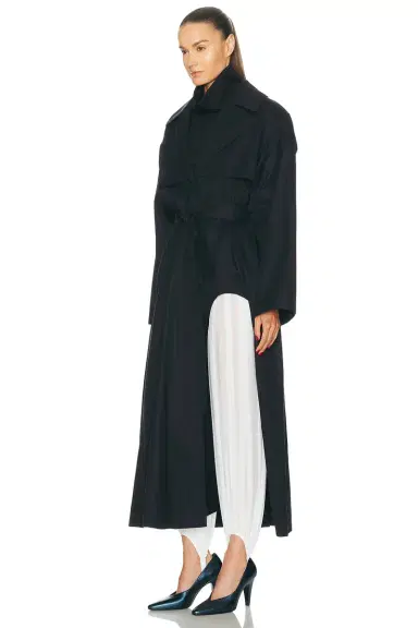 Alaïa Cut Out Trench Coat | Thumbnail 4 Alaïa Cut Out Trench Coat | Thumbnail 4