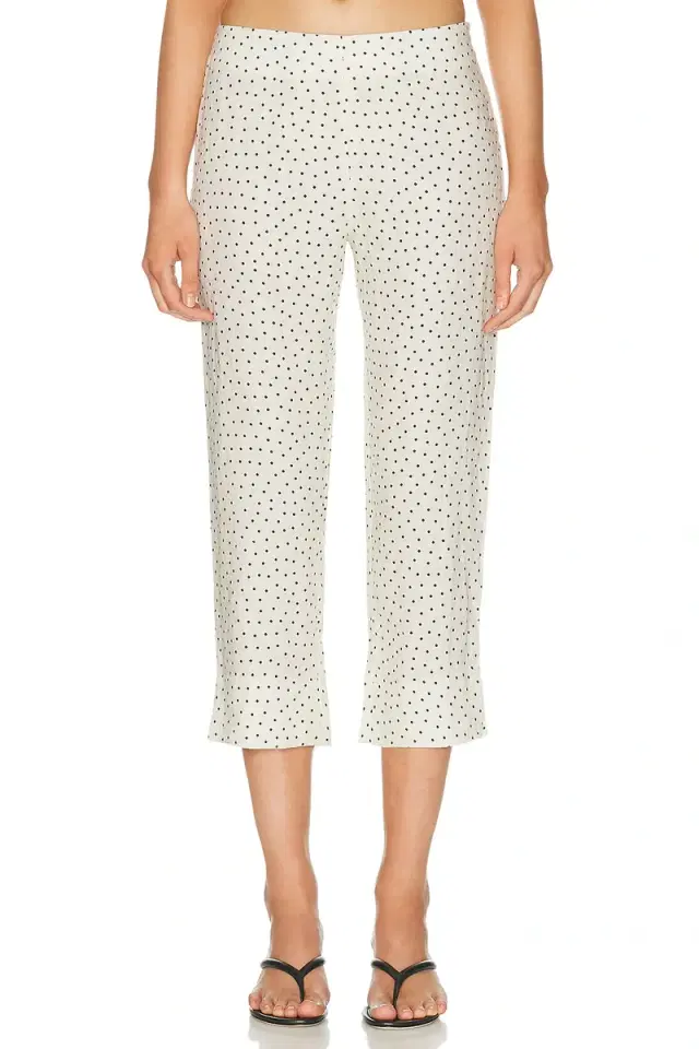 AEXAE Linen Capri Pant