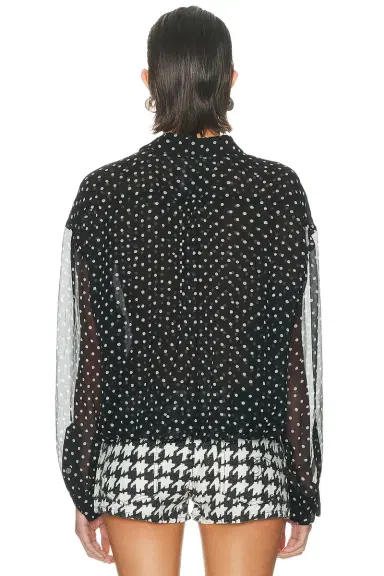 R13 Bubble Gathered Yoke Top | Thumbnail 3 R13 Bubble Gathered Yoke Top | Thumbnail 3