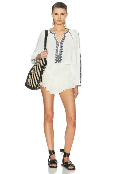 ISABEL MARANT ÉTOILE Lena Blouse | Thumbnail 4 ISABEL MARANT ÉTOILE Lena Blouse | Thumbnail 4