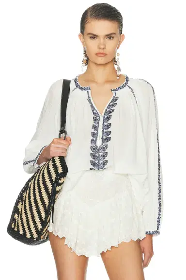 ISABEL MARANT ÉTOILE Lena Blouse | Thumbnail 1 ISABEL MARANT ÉTOILE Lena Blouse | Thumbnail 1