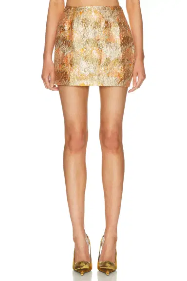 RENGGLI Brocade Mini Skirt | Thumbnail 1