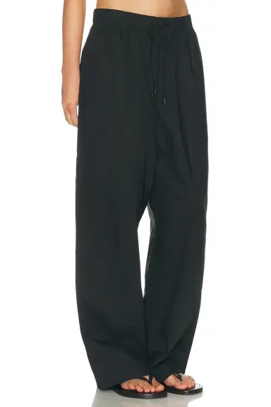 Skims Swiss Cotton Sateen Oversized Drawstring Pant | Thumbnail 2