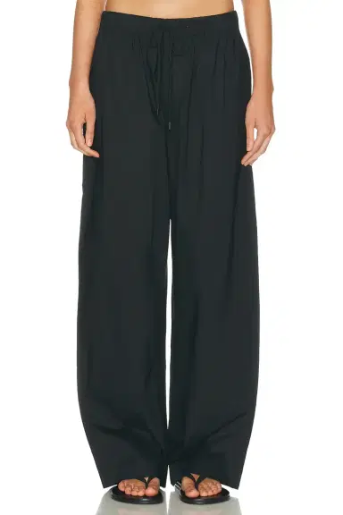 Skims Swiss Cotton Sateen Oversized Drawstring Pant | Thumbnail 1