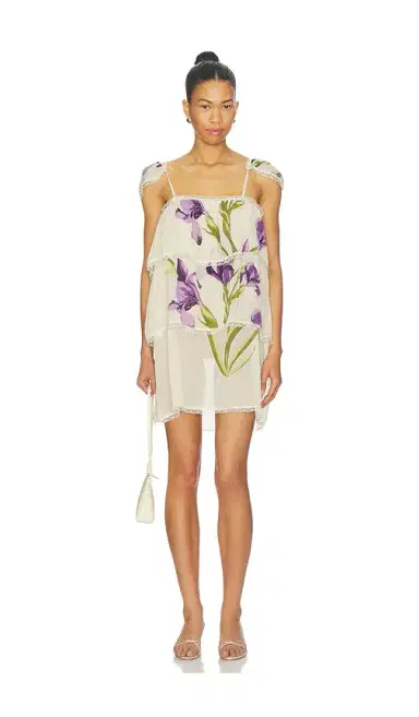 SWF Tiered Sheer Mini Dress | Thumbnail 1 SWF Tiered Sheer Mini Dress | Thumbnail 1