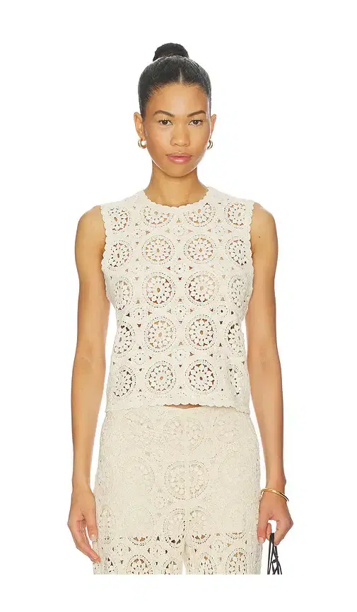 FRAME The Crochet Tank