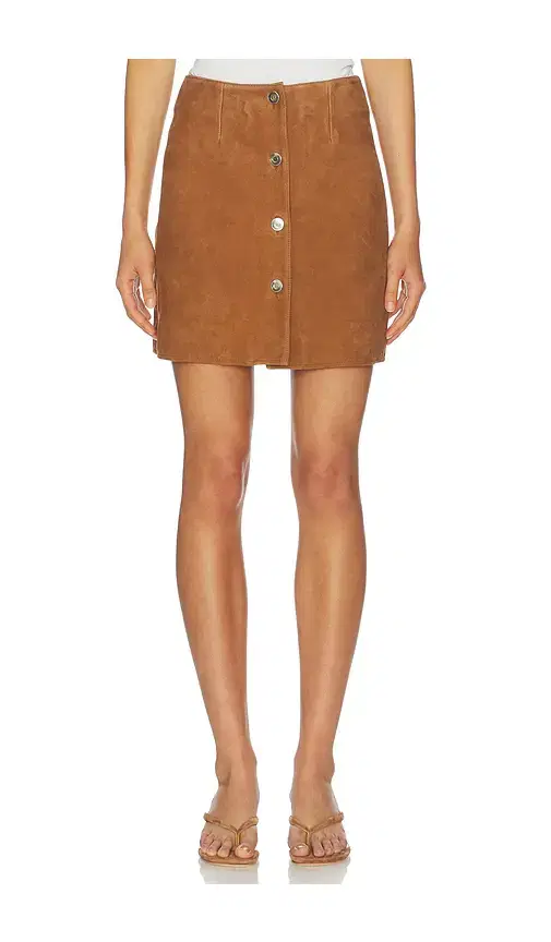 Clemmie Suede Skirt
