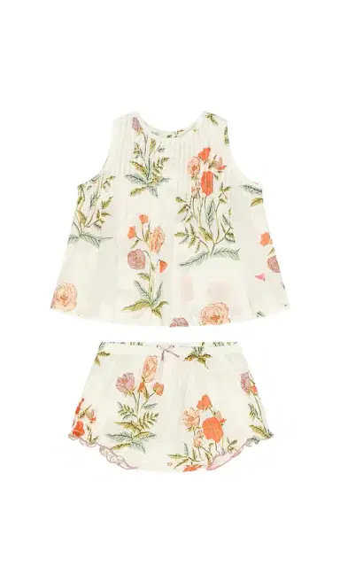 Pink Chicken Baby Girls Jaipur 2-Piece Set | Thumbnail 1