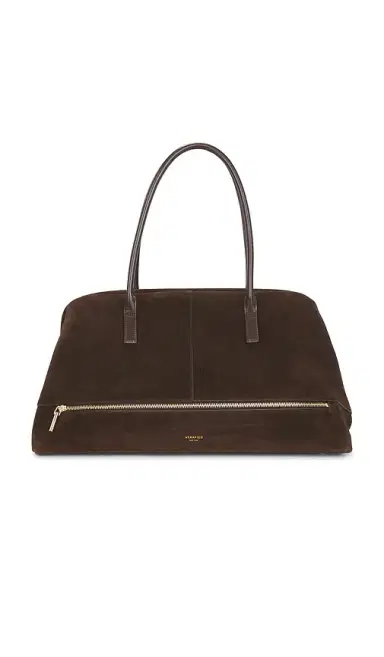 VERAFIED Espresso Suede Club Bag | Thumbnail 2