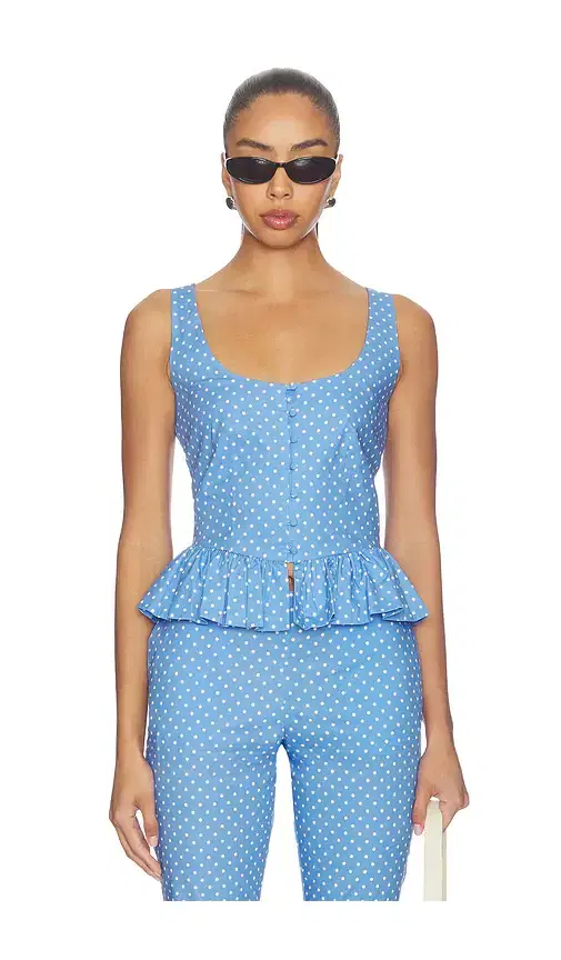 CAROLINE CONSTAS Haven Sleeveless Top