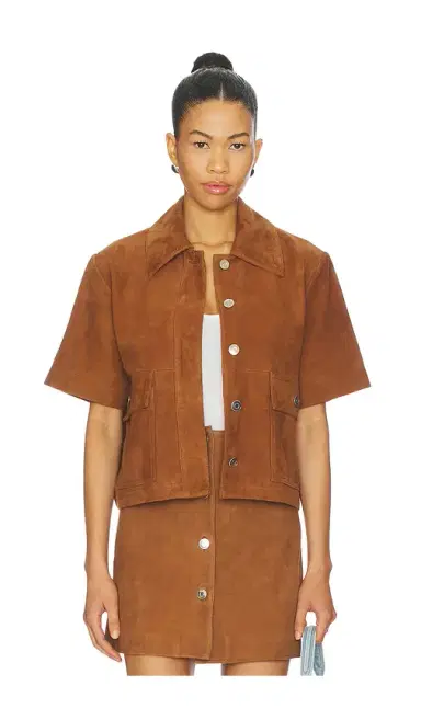 Aligne Jane Suede Shirt | Thumbnail 1