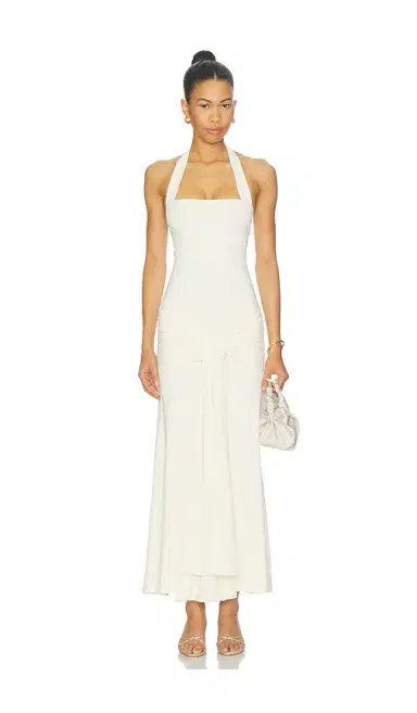 Bardot Emilia Tie Front Halter Dress | Thumbnail 1 Bardot Emilia Tie Front Halter Dress | Thumbnail 1