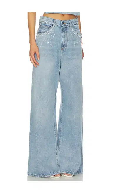 GIUSEPPE DI MORABITO Denim Wide Leg | Thumbnail 2