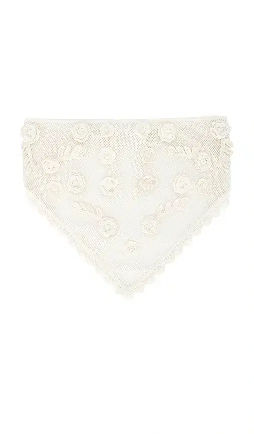 Floral Crochet Headscarf