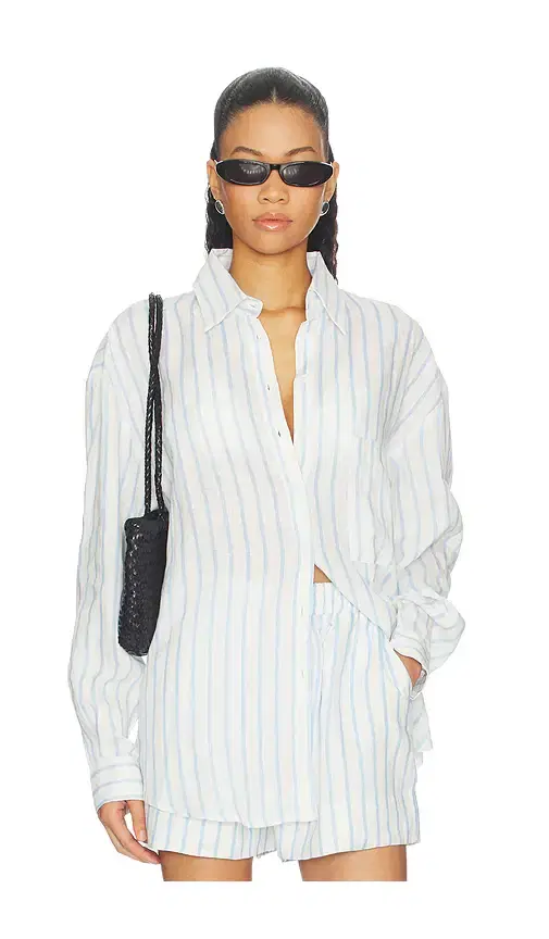 x REVOLVE Linen Woven Shirt