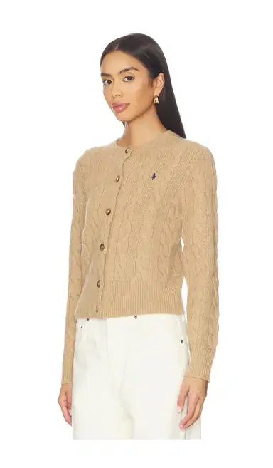 Polo Ralph Lauren Cable Knit Wool Cashmere Cardigan | Thumbnail 2