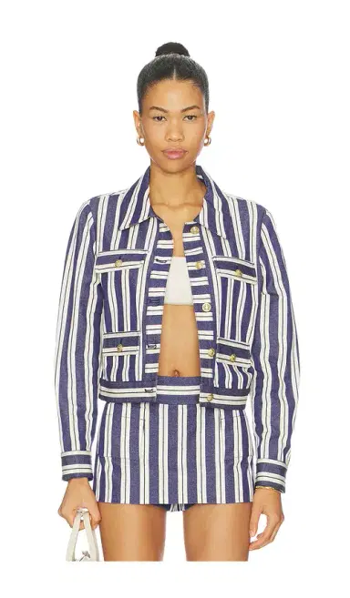 Alice + Olivia Alice + Olivia Alex Collared Boxy Jacket | Thumbnail 1 Alice + Olivia Alice + Olivia Alex Collared Boxy Jacket | Thumbnail 1