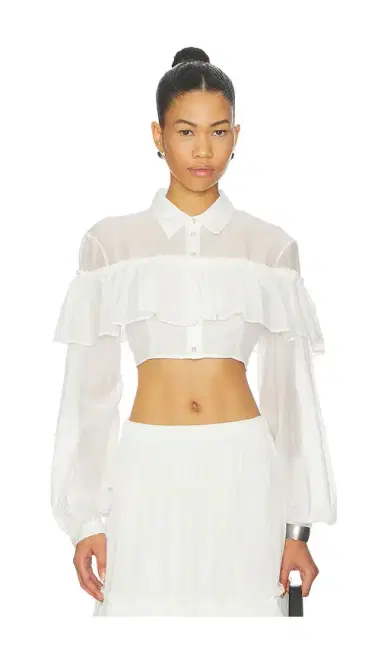 Aniye By Carmen Crop Shirt | Thumbnail 1 Aniye By Carmen Crop Shirt | Thumbnail 1