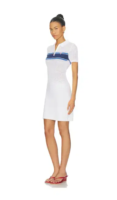 Casablanca Mesh Stripe Jacquard Dress | Thumbnail 2 Casablanca Mesh Stripe Jacquard Dress | Thumbnail 2