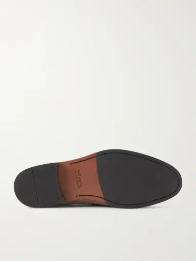 Brunello Cucinelli Calf Suede Penny Loafers - Men | Thumbnail 3
