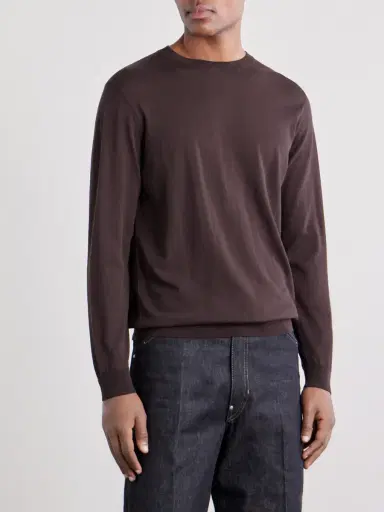 PIACENZA 1733 Cotton Sweater - Men | Thumbnail 3 PIACENZA 1733 Cotton Sweater - Men | Thumbnail 3