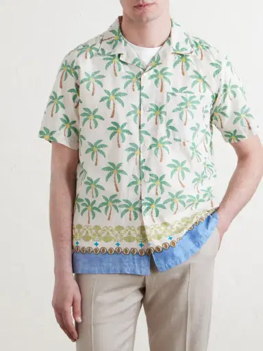 Hartford New Palmito Printed Cotton Shirt - Men | Thumbnail 3 Hartford New Palmito Printed Cotton Shirt - Men | Thumbnail 3