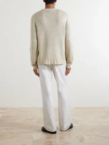 Saman Amel Gio Silk Sweater - Men | Thumbnail 4 Saman Amel Gio Silk Sweater - Men | Thumbnail 4
