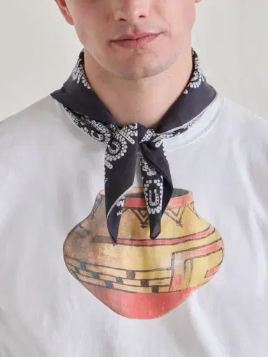 KAPITAL Fastcolor Selvedge Printed Cotton Scarf - Men | Thumbnail 3 KAPITAL Fastcolor Selvedge Printed Cotton Scarf - Men | Thumbnail 3