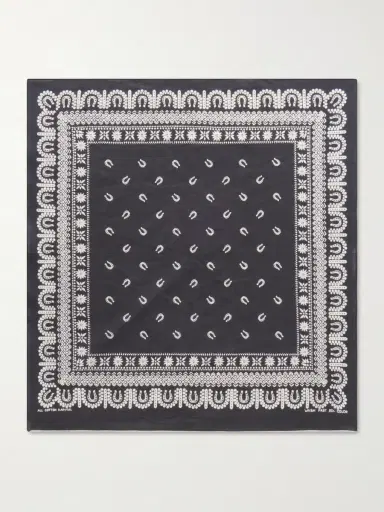 KAPITAL Fastcolor Selvedge Printed Cotton Scarf - Men | Thumbnail 5 KAPITAL Fastcolor Selvedge Printed Cotton Scarf - Men | Thumbnail 5