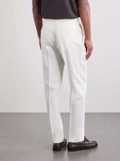 Zegna Straight-Leg Linen-Twill Trousers - Men | Thumbnail 4 Zegna Straight-Leg Linen-Twill Trousers - Men | Thumbnail 4