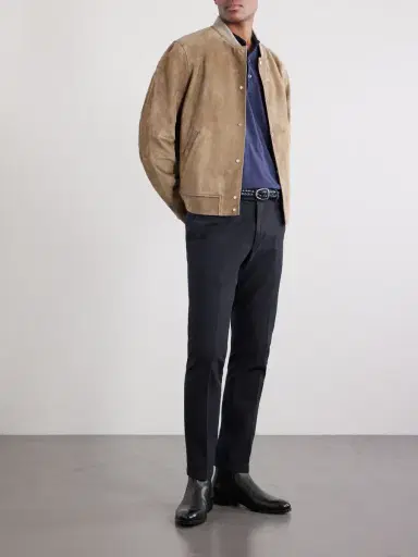 Thom Sweeney Straight-Leg Cotton-Blend Chinos - Men | Thumbnail 2