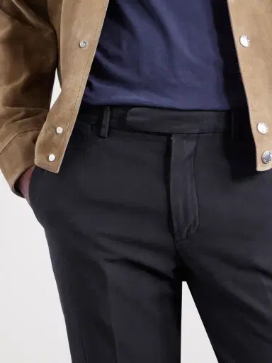 Thom Sweeney Straight-Leg Cotton-Blend Chinos - Men | Thumbnail 5