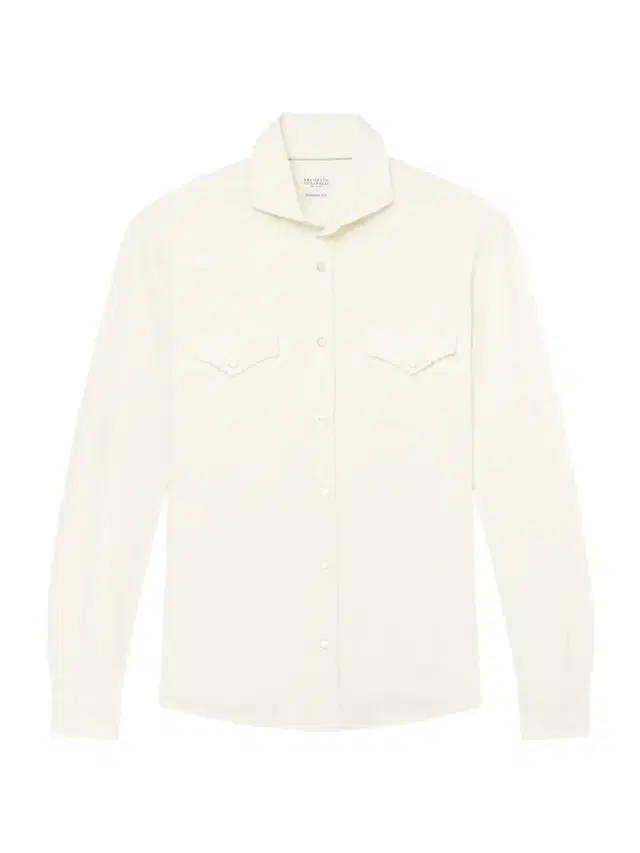 Brunello Cucinelli Honeycomb-Knit Cotton Shirt - Men