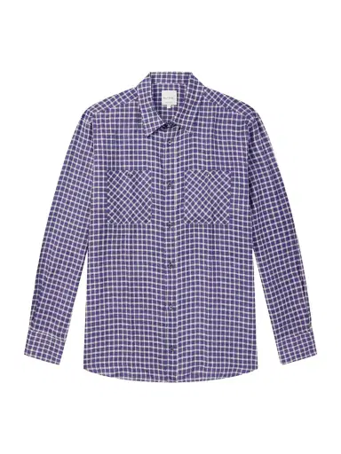 Paul Smith Checked Linen Shirt - Men | Thumbnail 1