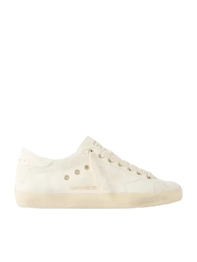 Golden Goose Super-Star Distressed Canvas Sneakers - Men
