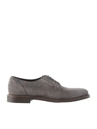 Brunello Cucinelli Suede Derby Shoes - Men | Thumbnail 1 Brunello Cucinelli Suede Derby Shoes - Men | Thumbnail 1