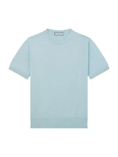 Canali Knitted Cotton T-Shirt - Men | Thumbnail 1