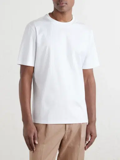 Brunello Cucinelli Piped Cotton-Jersey T-Shirt - Men | Thumbnail 3 Brunello Cucinelli Piped Cotton-Jersey T-Shirt - Men | Thumbnail 3